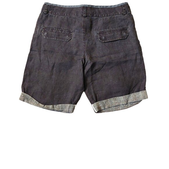 Richmond Cuffed Dark Wash Blue Denim Drawstring Shorts Sz 42 NWT - Picture 7 of 14